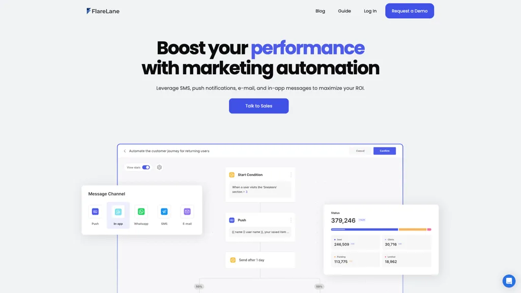 Flarelane screenshot