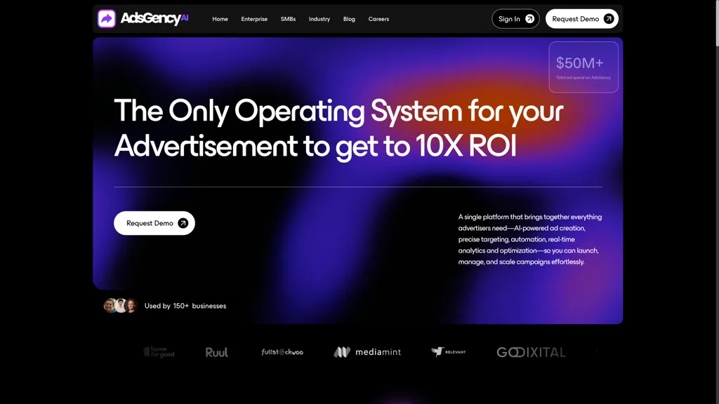Adsgency ai mvp screenshot