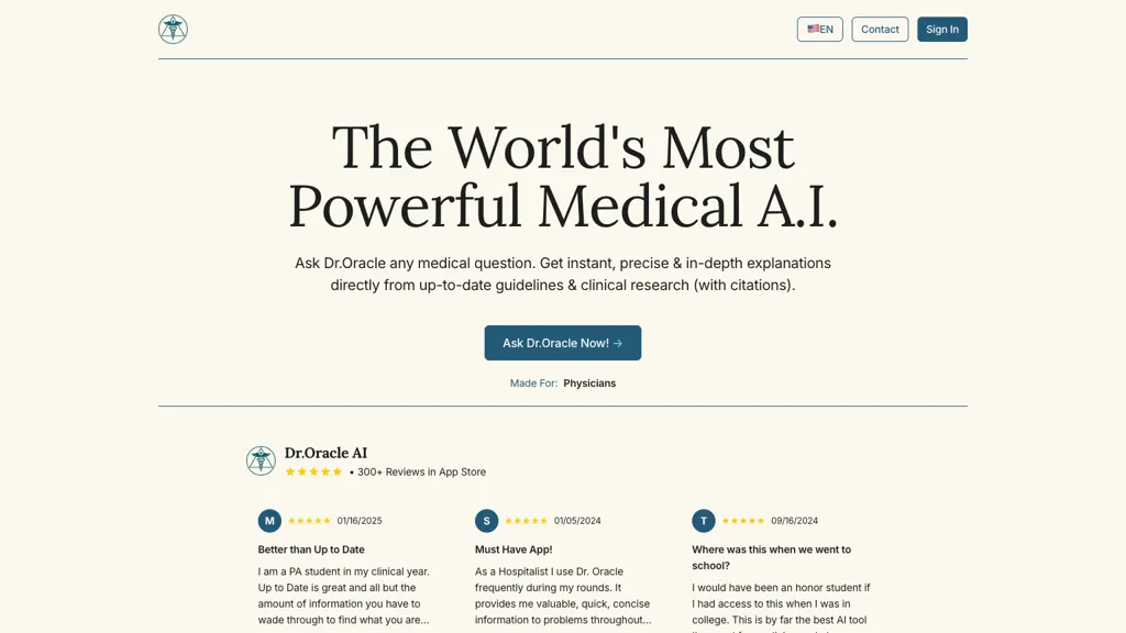 Dr.Oracle screenshot