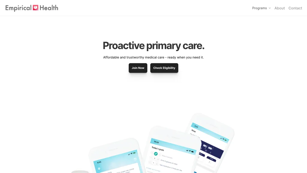 Empirical Health screenshot