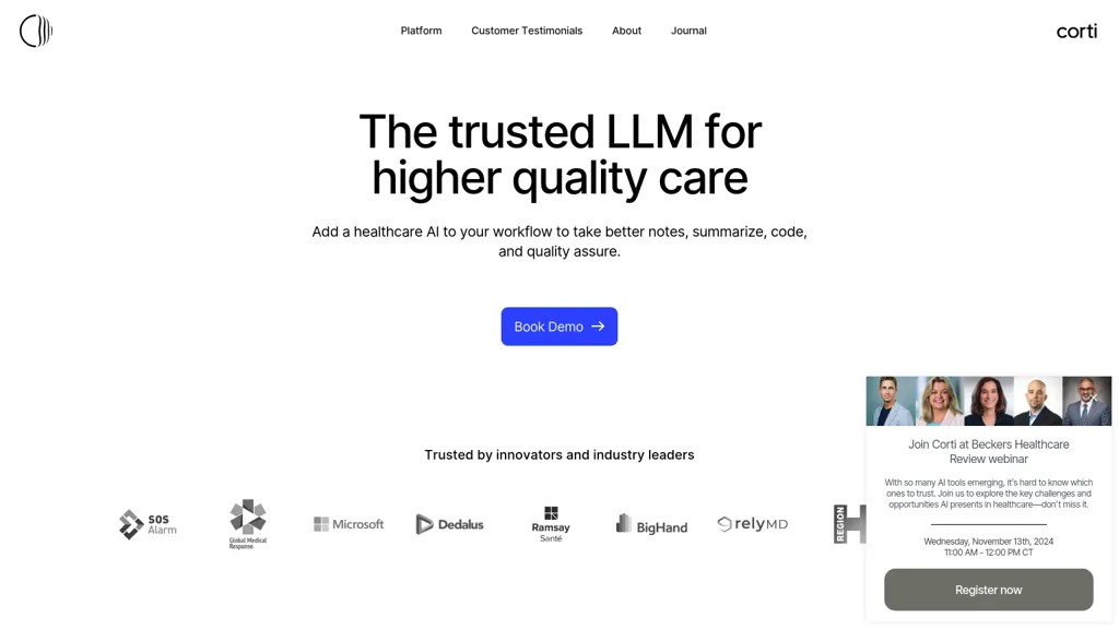 corti.ai screenshot