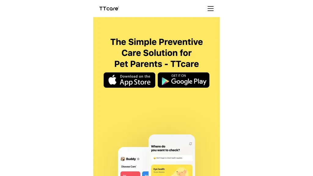 TTcare screenshot