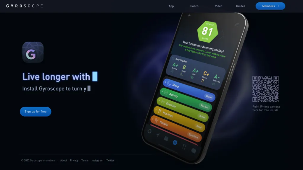 Gyroscope screenshot