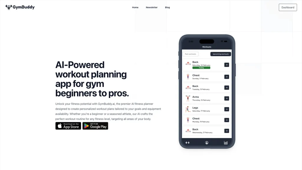 GymBuddy screenshot