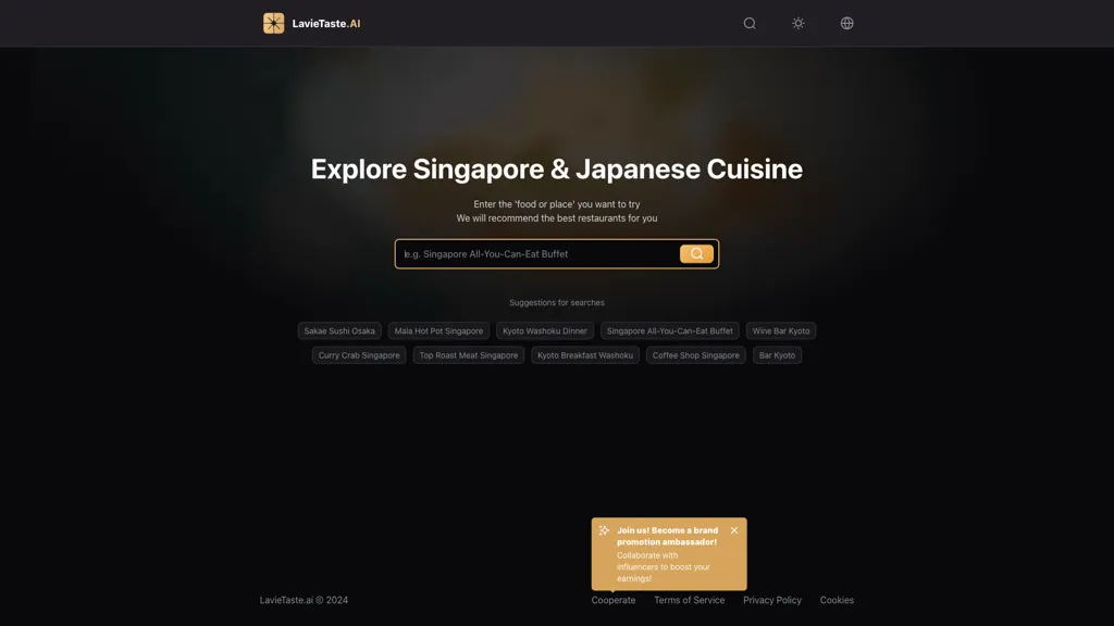 LavieTaste.AI screenshot