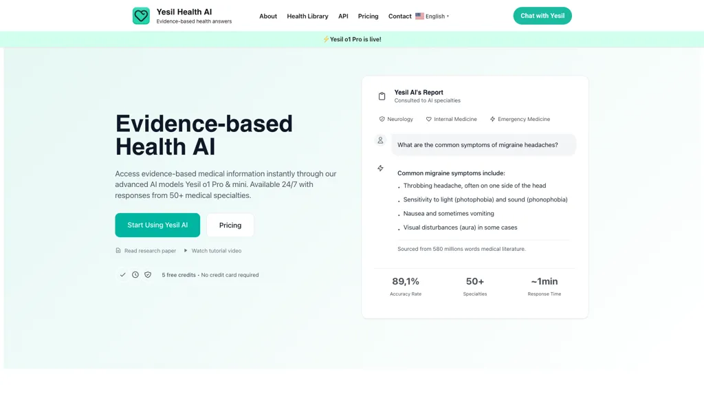 Yesil Health screenshot