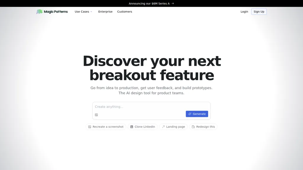 Magic Patterns screenshot