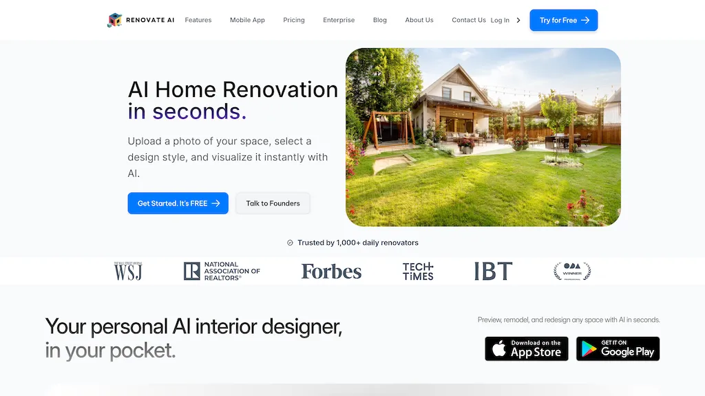 Renovate AI screenshot