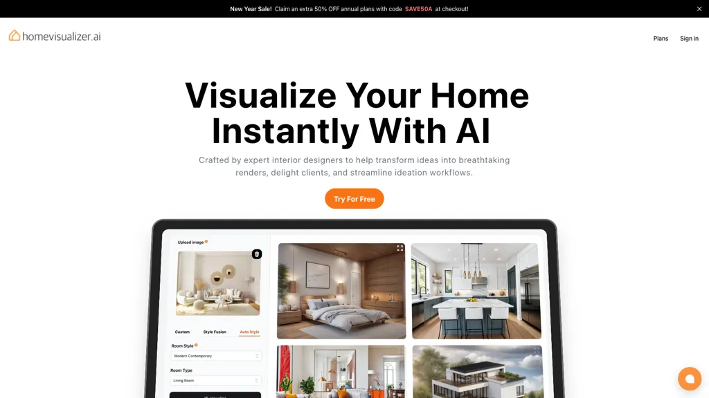 HomeVisualizer.AI screenshot