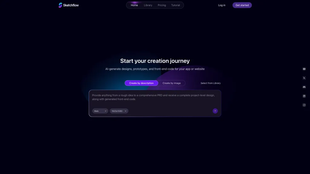 Sketchflow AI screenshot