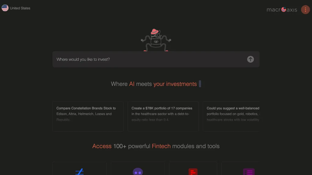 Macroaxis screenshot