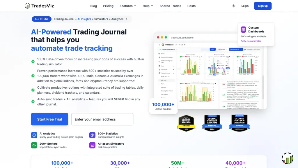 TradesViz screenshot