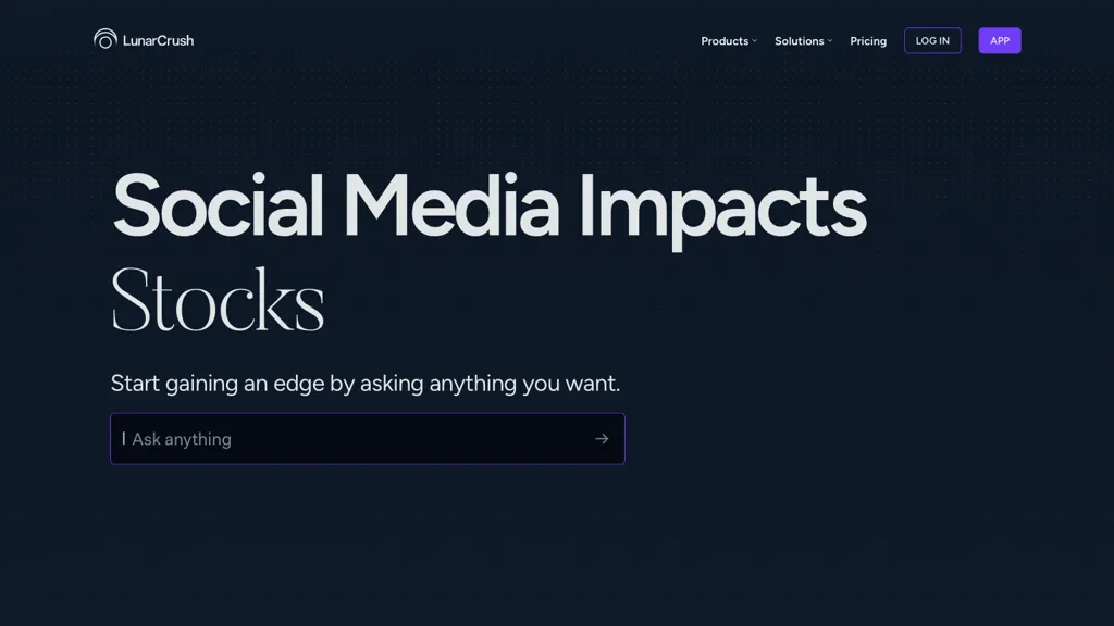 LunarCrush screenshot