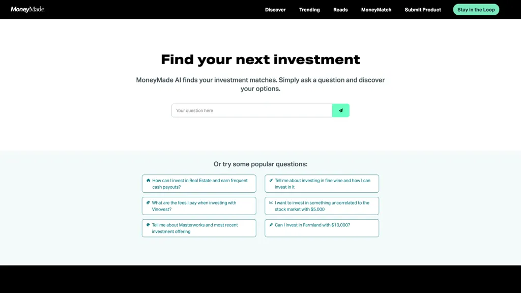Moneymade.io screenshot