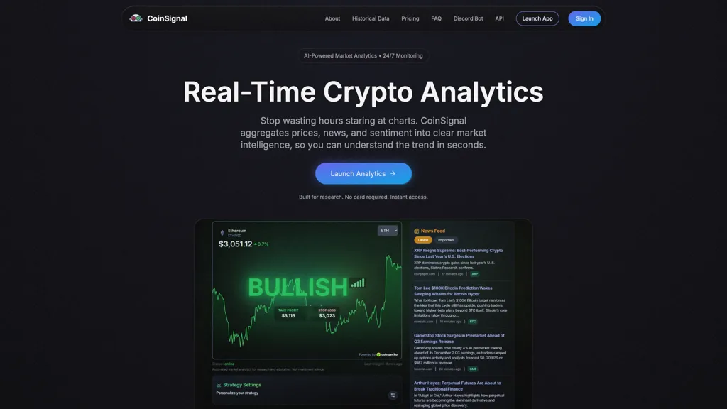 CoinSignal screenshot