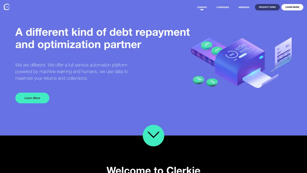 clerkie.io screenshot