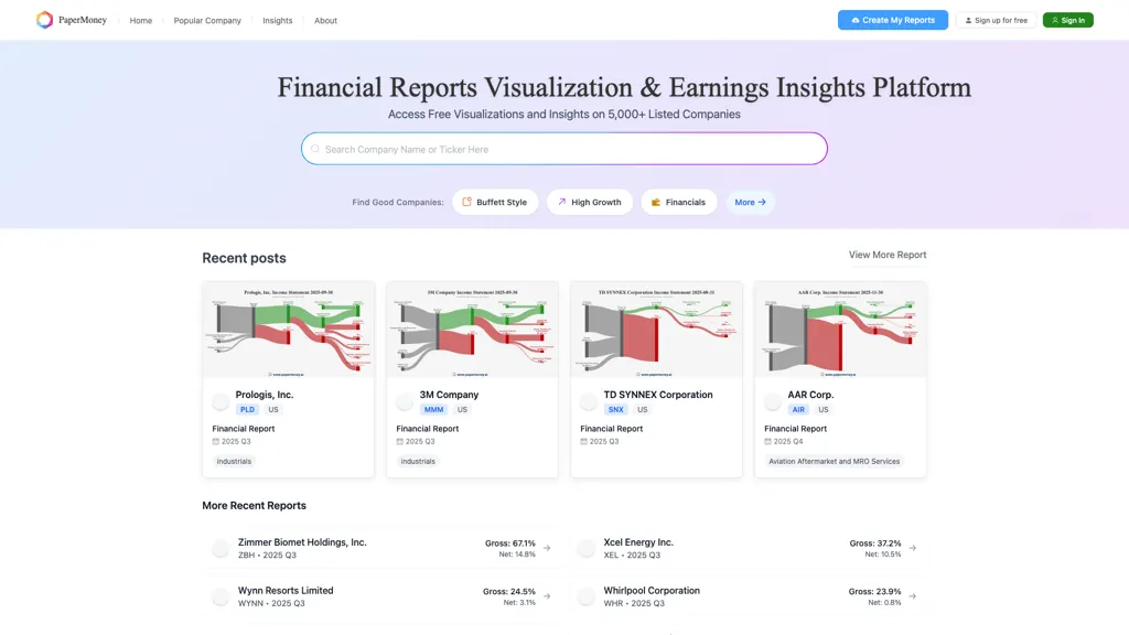 AI Financial Report Expert screenshot