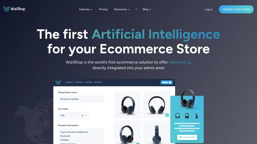 WiziShop screenshot