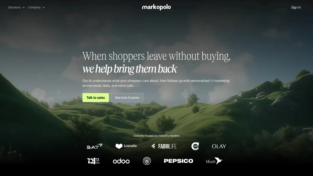 Markopolo screenshot