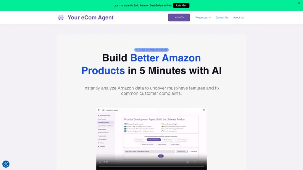 Your eCom Agent screenshot