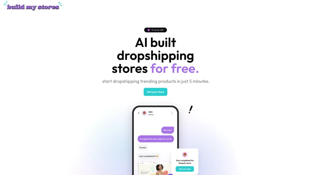 BuildMyStores screenshot