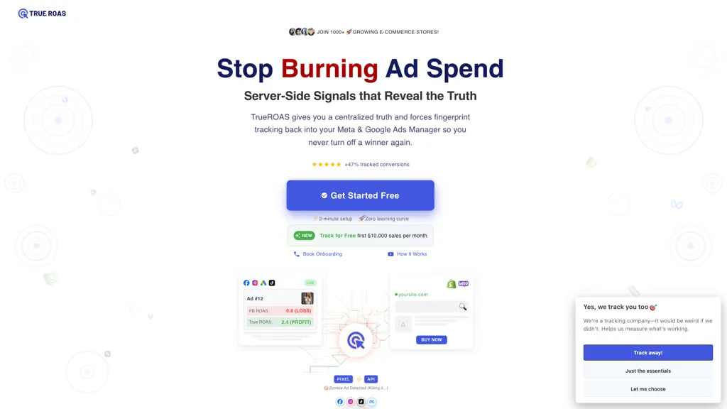 True roas screenshot