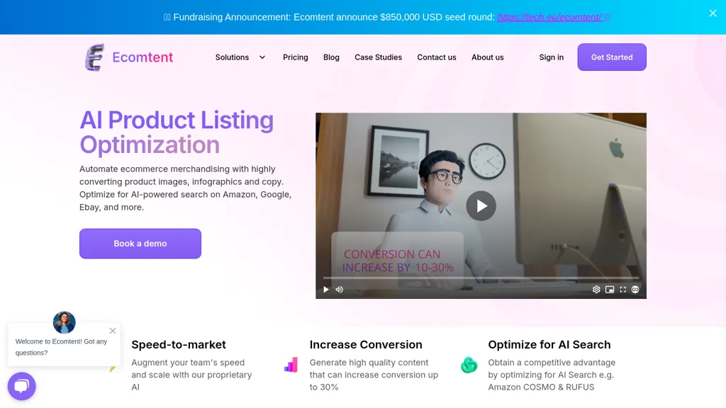 Ecomtent screenshot
