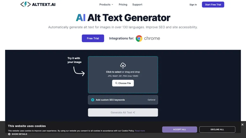 AltText.ai screenshot