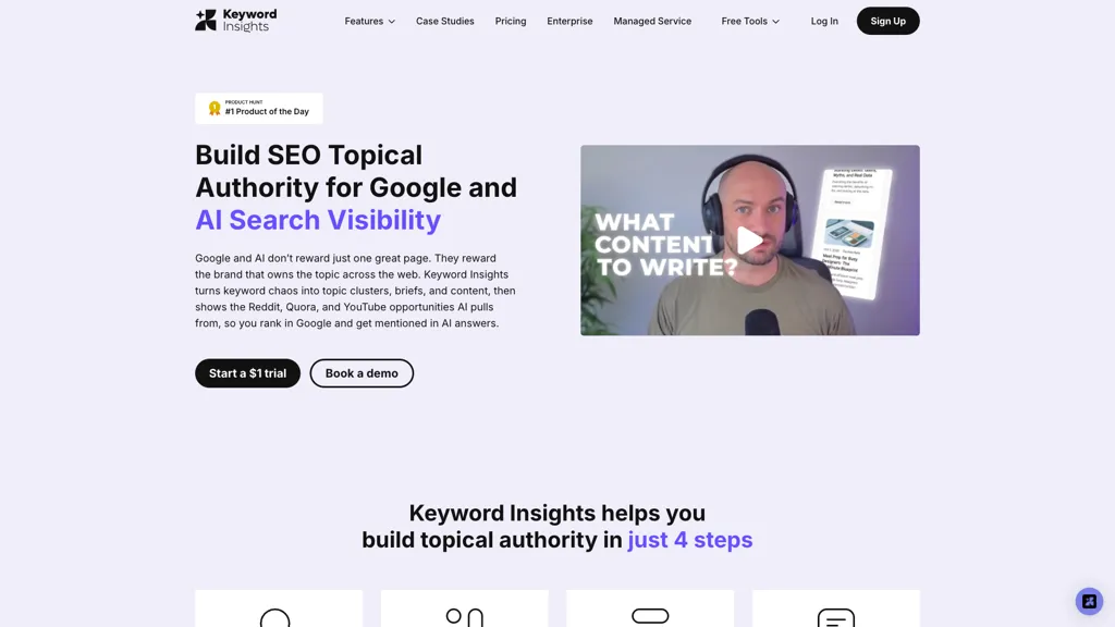 Keyword Insights screenshot