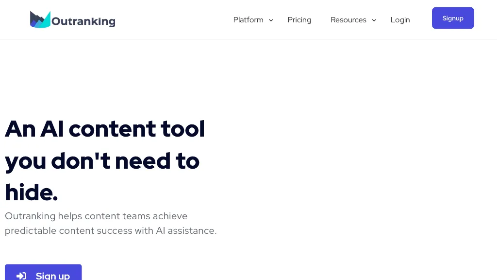 Outranking screenshot