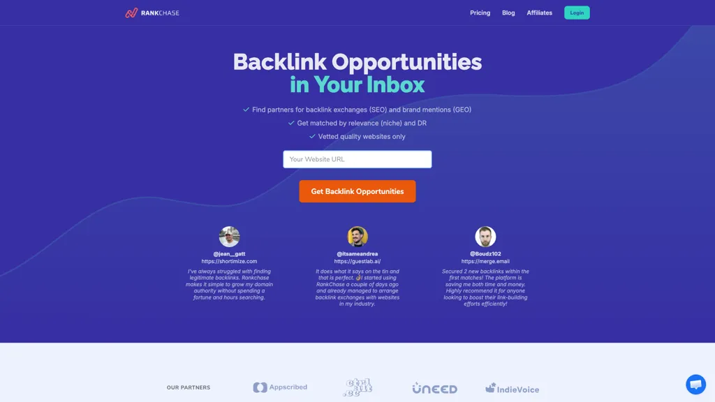 RankChase screenshot