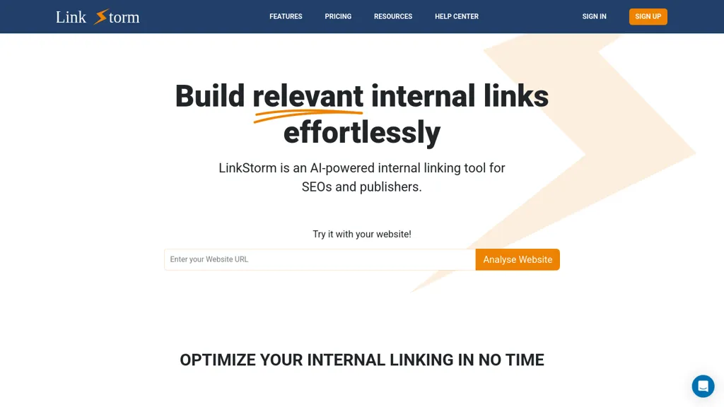 LinkStorm screenshot