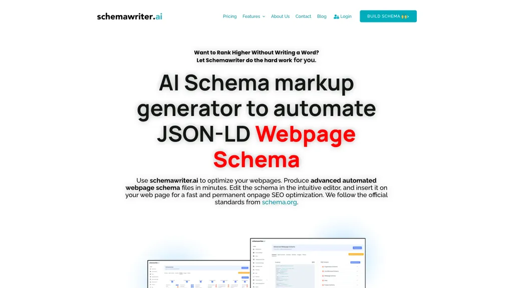 schemawriter.ai screenshot