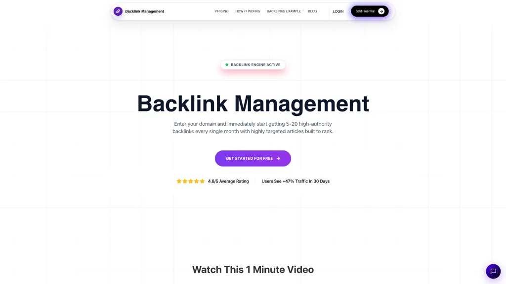 Backlink Management screenshot