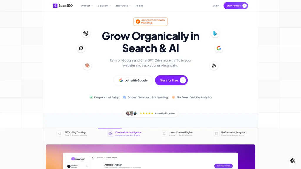 SnowSEO screenshot