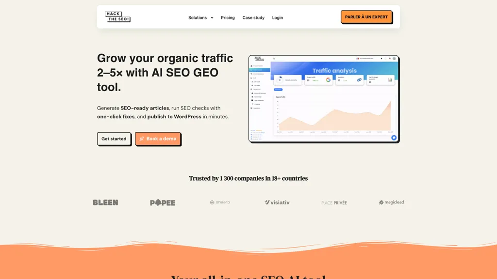 Hack the SEO screenshot