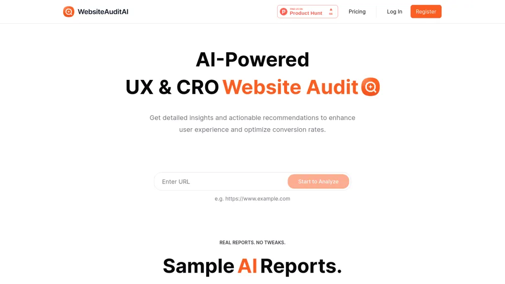 WebsiteAuditAI screenshot