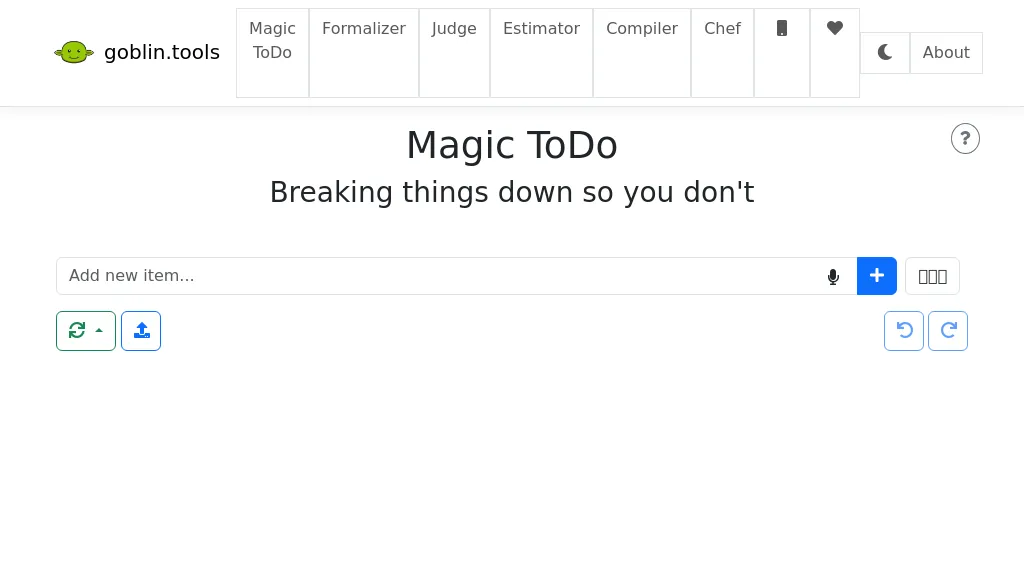 Magic ToDo screenshot