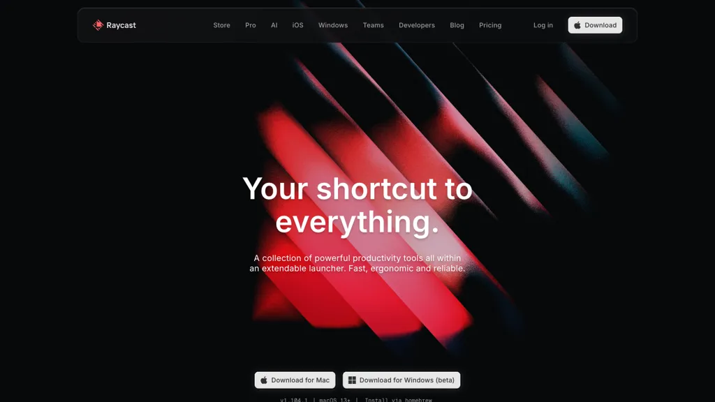 Raycast Al screenshot
