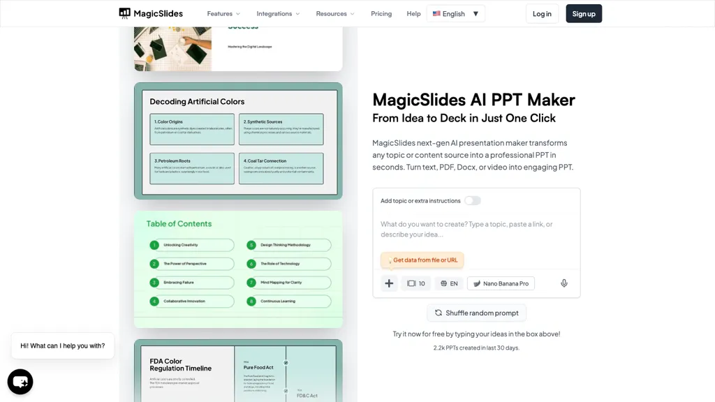 MagicSlides App screenshot