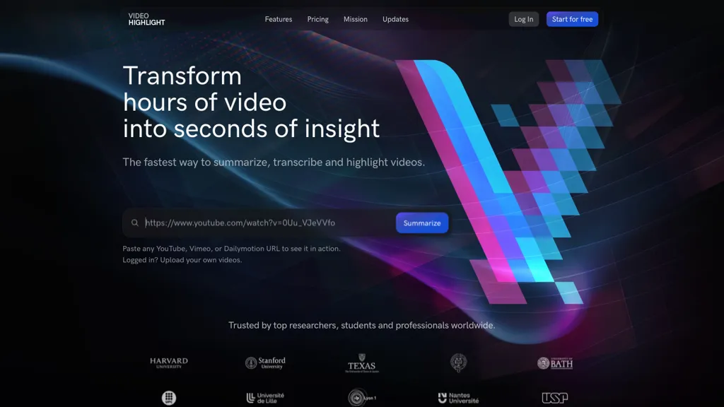 Videohighlight screenshot