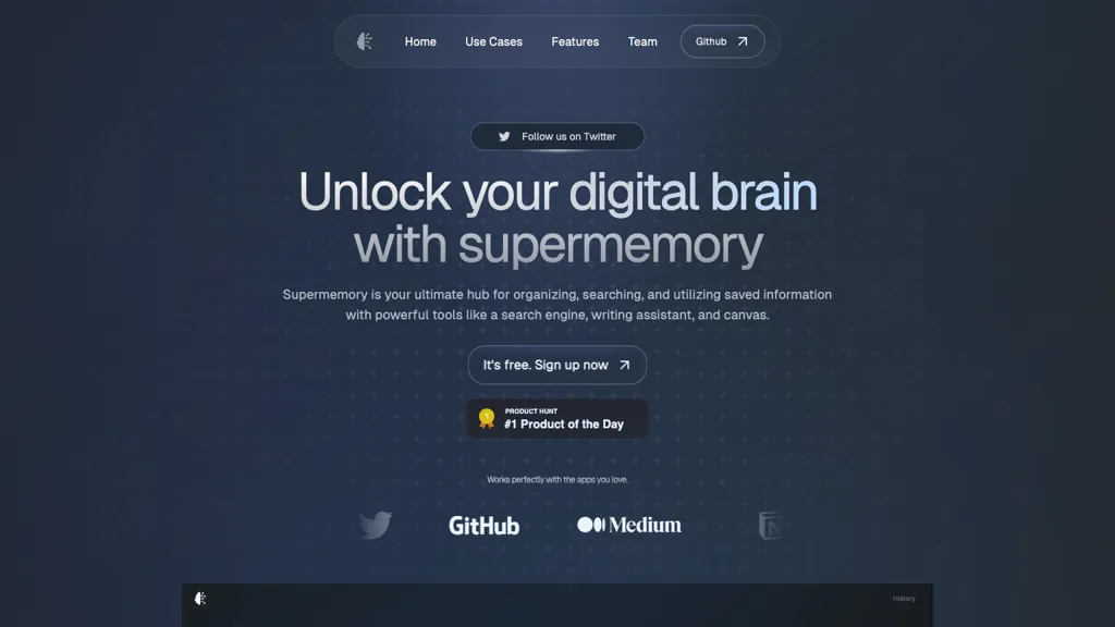 SuperMemory.ai screenshot