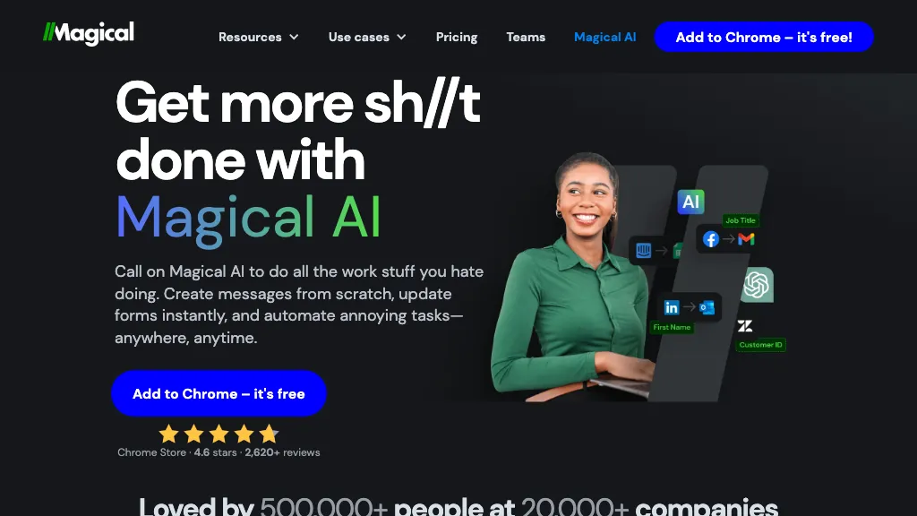 Magical AI screenshot