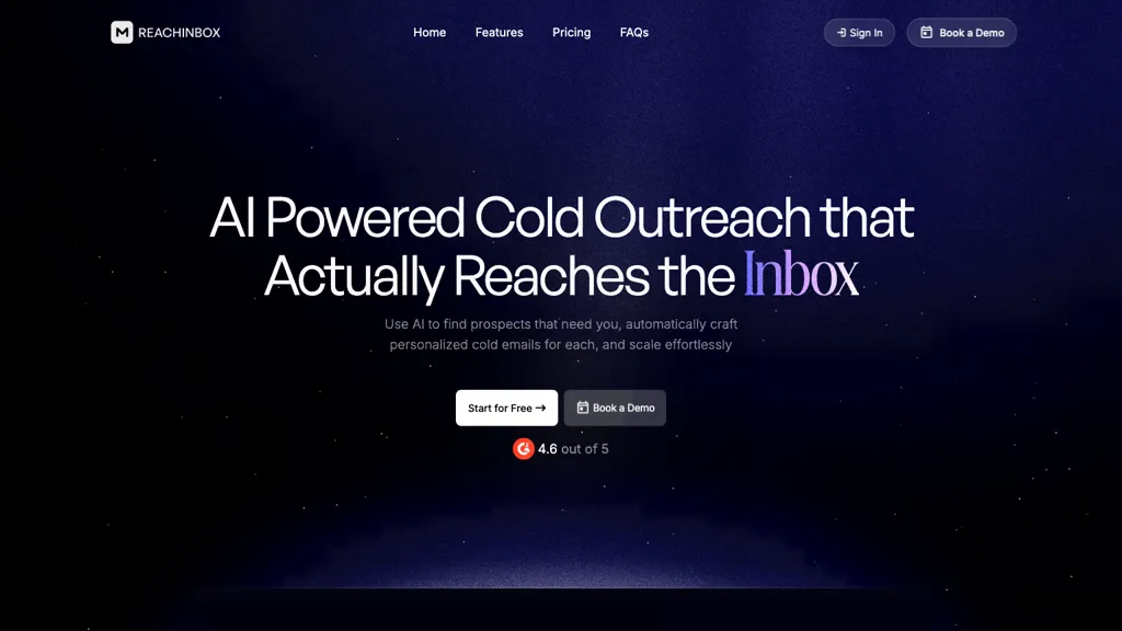 ReachInbox screenshot