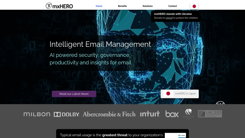 mxhero.com screenshot