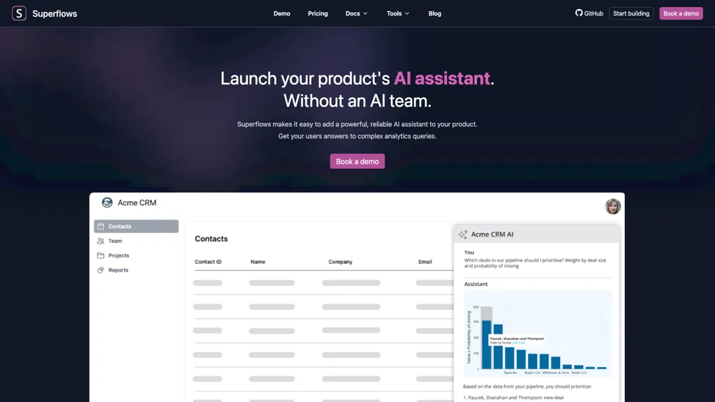 Superflows screenshot