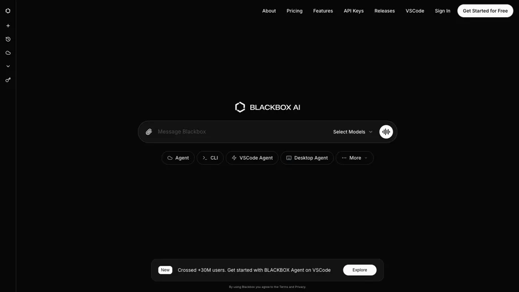 Blackbox AI screenshot
