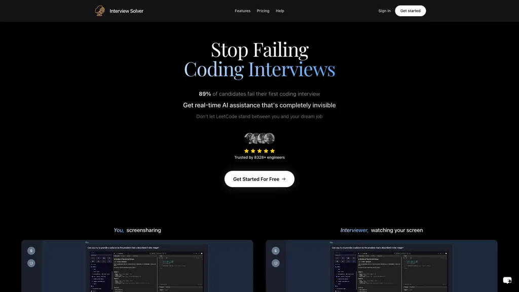 Interview Solver screenshot