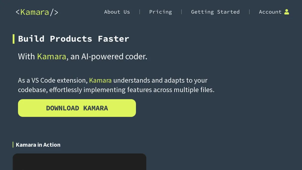Kamara screenshot