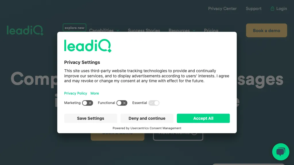 LeadIQ screenshot